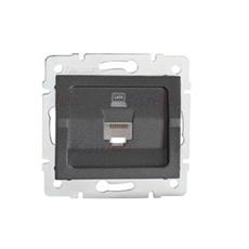 LOGI Dátová zásuvka RJ45Cat 6 Jack Grafit