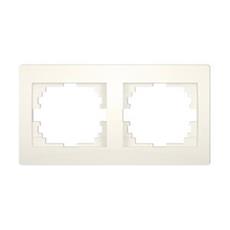 LOGI Dvojnásobný horizontálny rámik Krémová