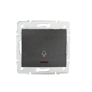 LOGI Zvonkové tlačítko s LED - grafit